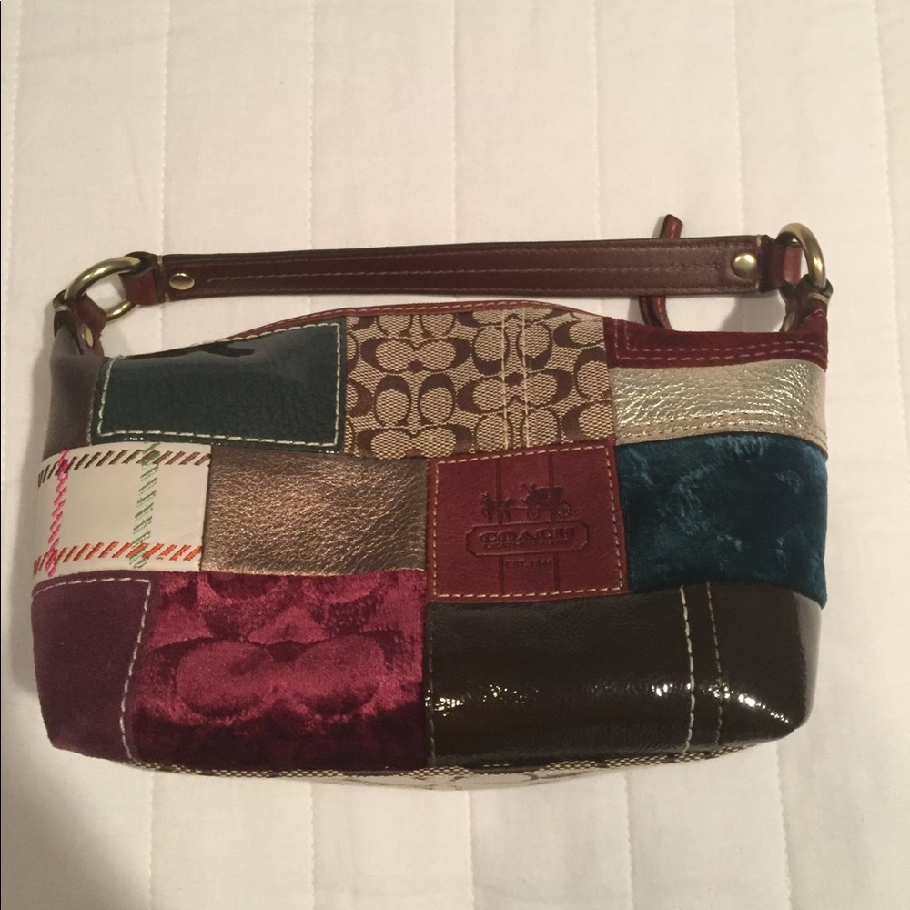 Brand new COACH patchwork handbag
